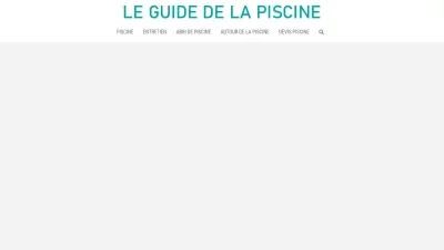 Guide Piscine